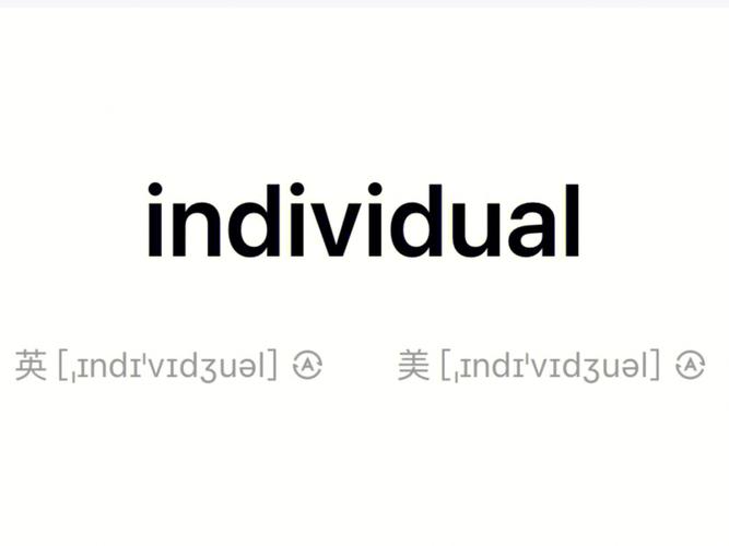 individual什么意思（individual的意思是什么）