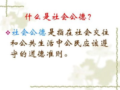 ​社会公德心是什么（社会公德心介绍）