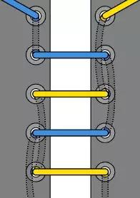 既简单又好看的鞋带系法（几十种鞋带花式系法）(33)