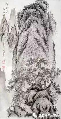 简单的水墨山水画教程（水墨画山水画绘画入门技法步骤图文详解）(7)