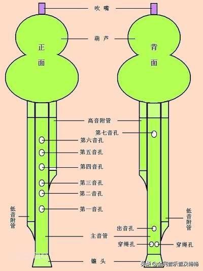 学葫芦丝新手入门指法教学（葫芦丝学习的基础）(5)