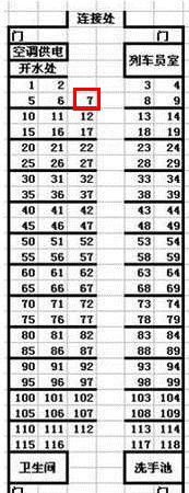 118座火车一般哪几个座位靠窗