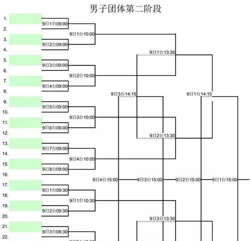 乒乓球团体赛怎么安排的