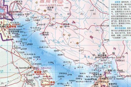 霍尔木兹海峡地图位置