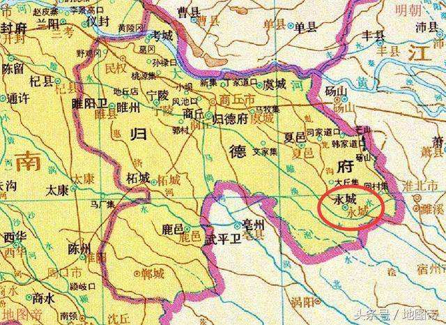 河南省商丘市永城市地名介绍（永城在哪个省市地区）