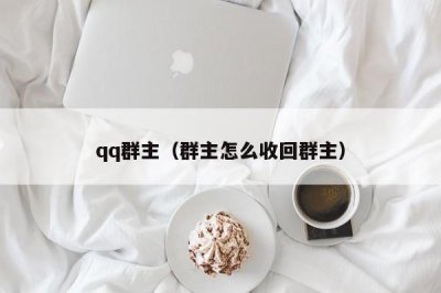 ​qq群主（群主怎么收回群主）