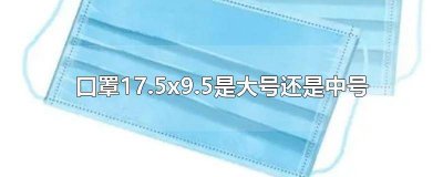 ​口罩17.5×9.5是多大 口罩17.5*15.5