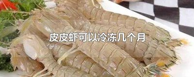 ​皮皮虾可以冷冻几天 皮皮虾可以冷冻保存一个月吗