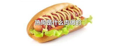 ​热狗有肉做吗 热狗是什么东西做的?