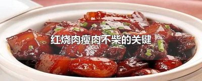 ​做红烧肉怎么不柴 红烧肉怎样才不柴