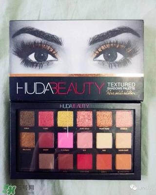 huda beauty玫瑰金眼影盘眼妆教程_试色图