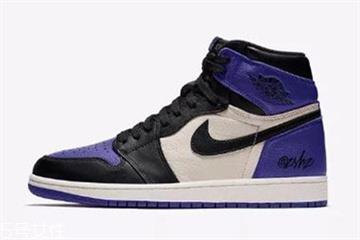 aj1 court purple黑紫脚趾发售时间_实物曝光