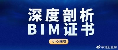 ​深度剖析BIM证书，小心踩坑，这些鼓吹话术你见过几个？