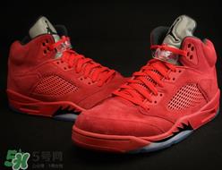 air jordan 5 red suede多少钱？乔丹5代红色麂皮专柜价格