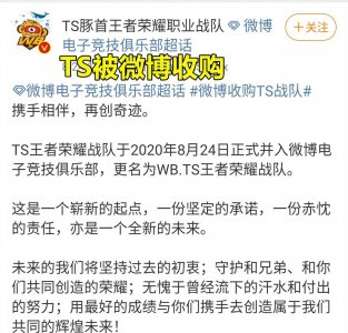 ​微博完成对TS的收购，“新队标”引网上热议，二师兄变大师兄？